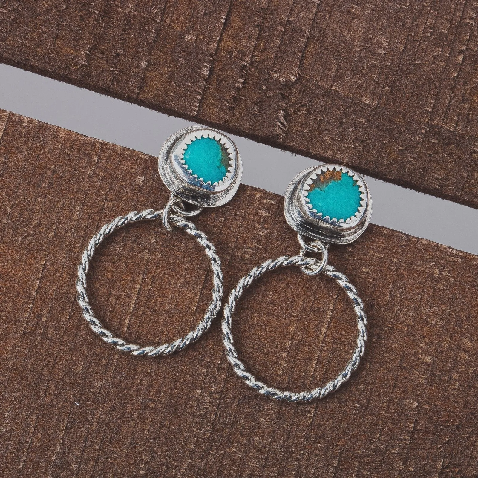 Lilah Earrings | Blue Kingman Turquoise