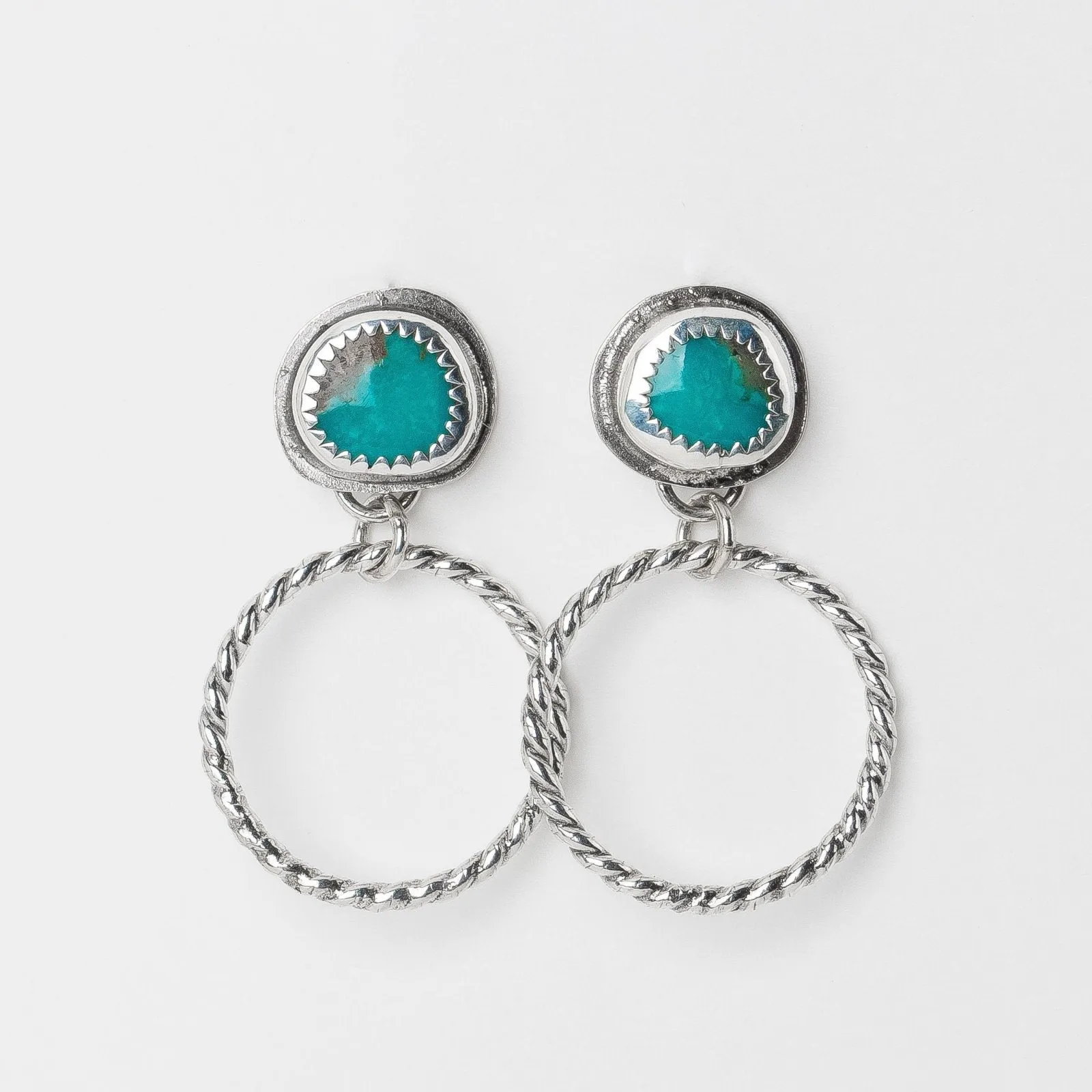 Lilah Earrings | Blue Kingman Turquoise