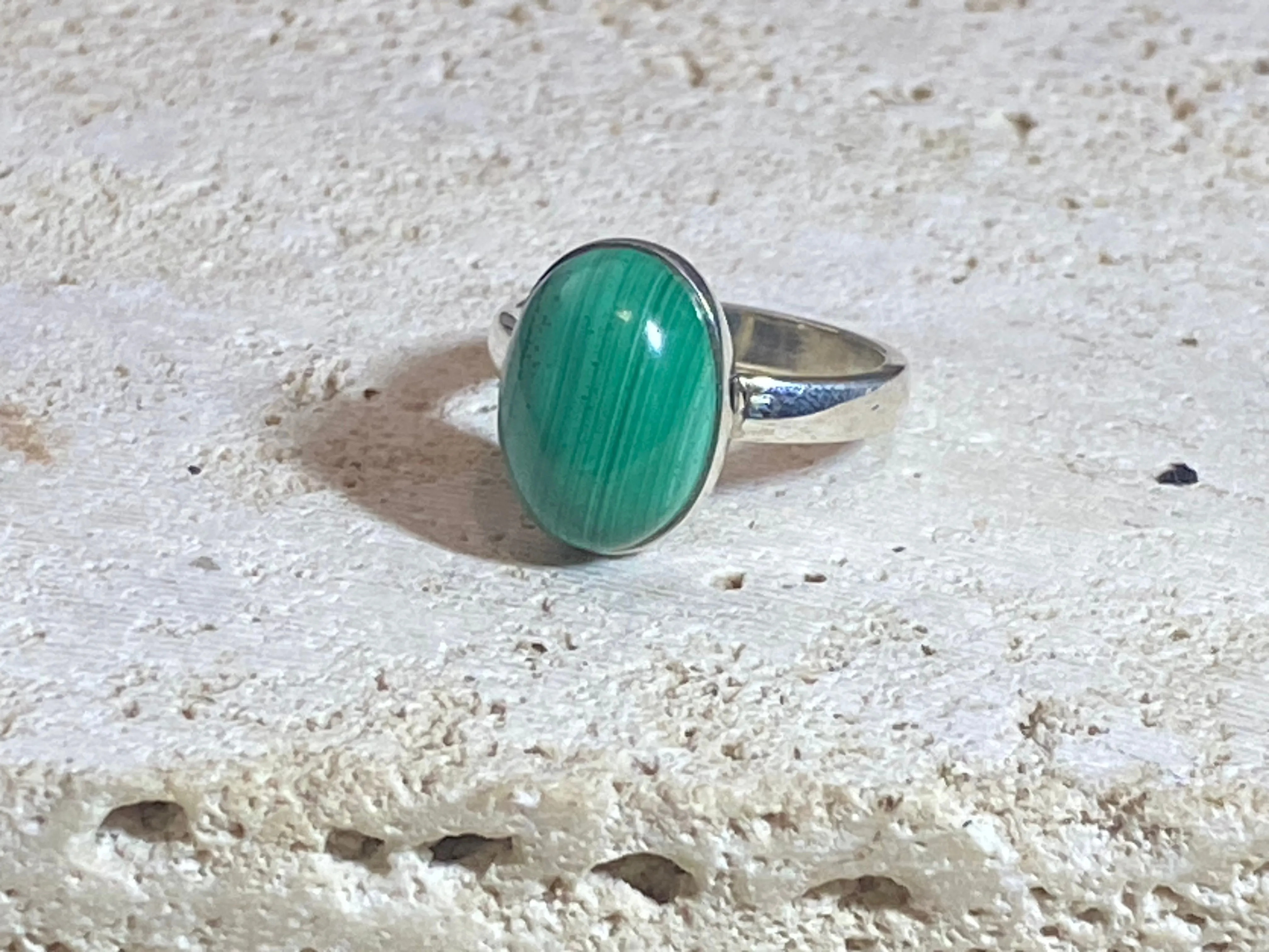 Malachite Rings