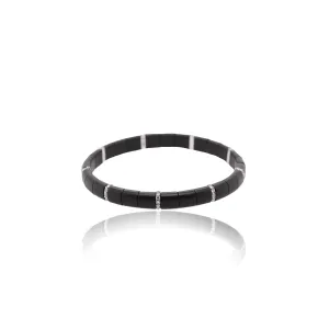 Matte Black Ceramic Bangle