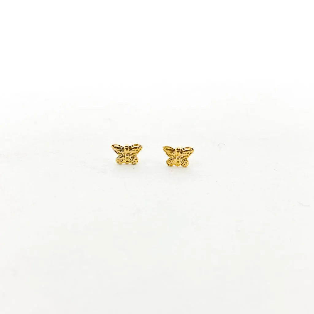 Mini Butterfly Stud Earrings