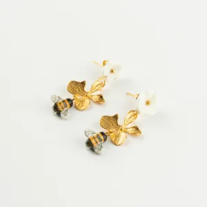 Nach Bee & Flower Earrings