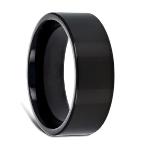 NEO | Titanium Ring Black Flat