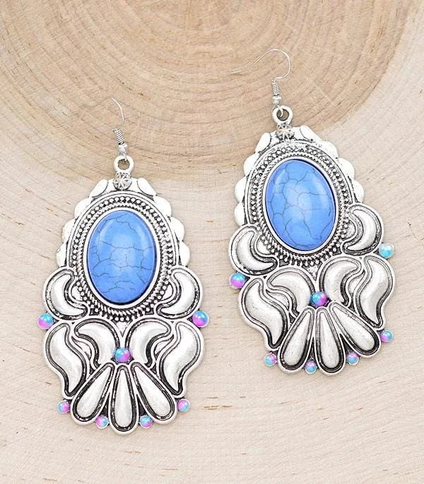 Oversized Southwest COSMIC SHIMMER earrings