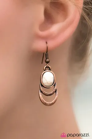 Paparazzi Earring ~ Break New Ground - Copper