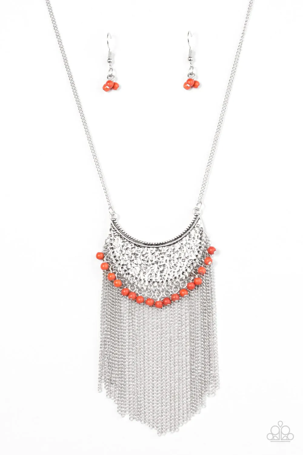 Paparazzi Necklace ~ Desert Dancer - Orange