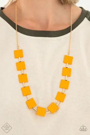 Paparazzi Necklace Fashion Fix April 2021 ~ Hello, Material Girl - Orange