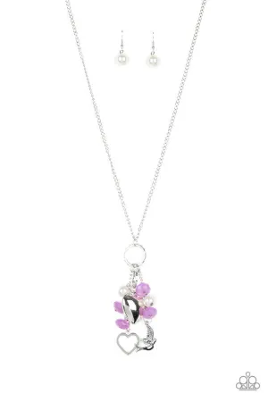 Paparazzi Necklace ~ I Will Fly - Purple