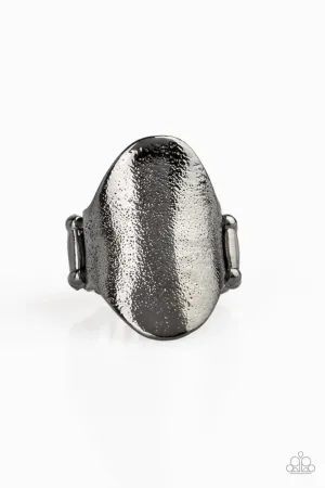 Paparazzi Ring ~ Metro Mirror - Black