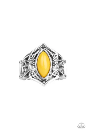 Paparazzi Ring ~ Roamin Rogue - Yellow