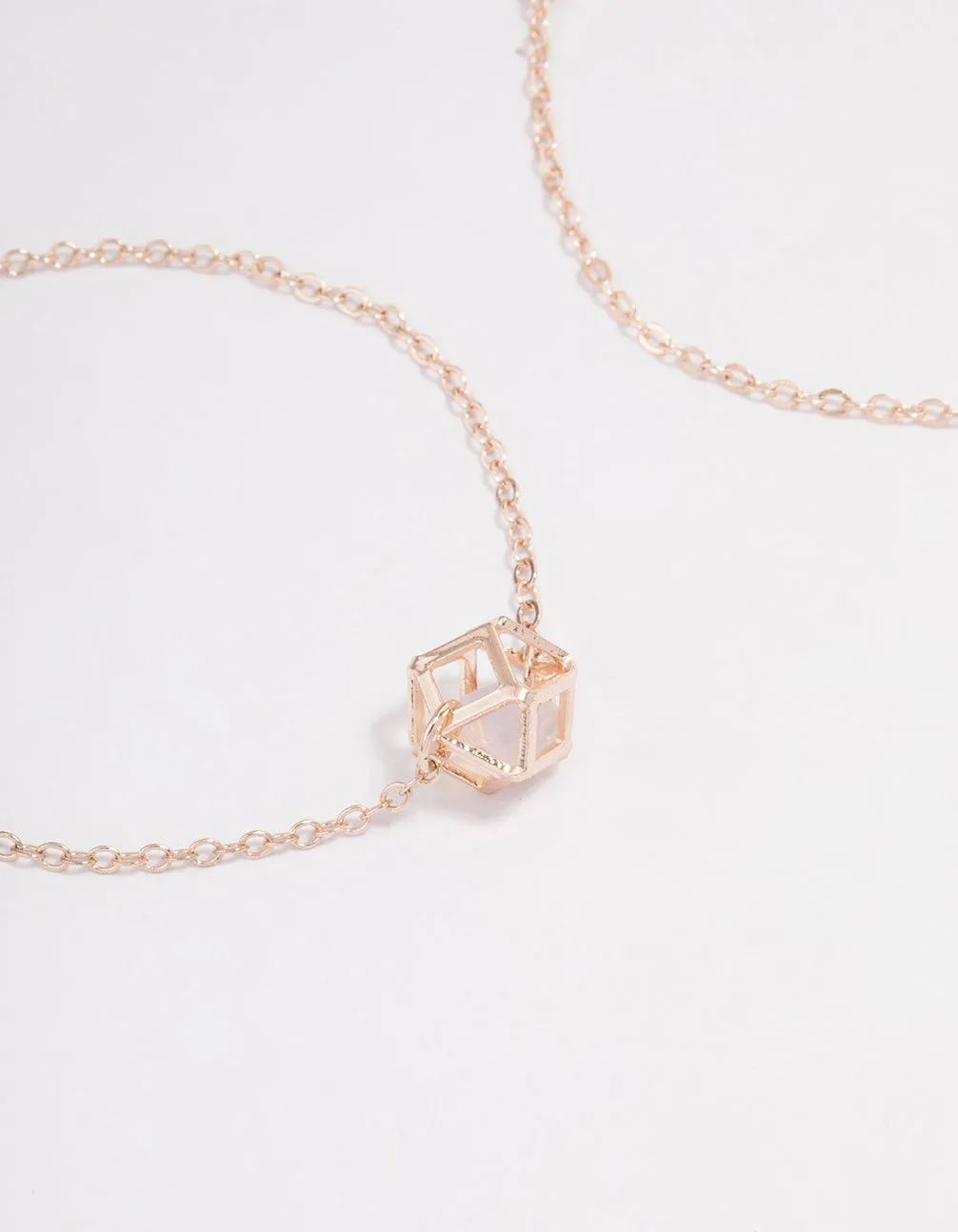 Rose Gold Semi Precious Shaker Bracelet Pack