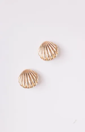 Shell Love Earrings, GOLD