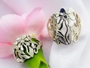 Sterling Daisy Rings, Small