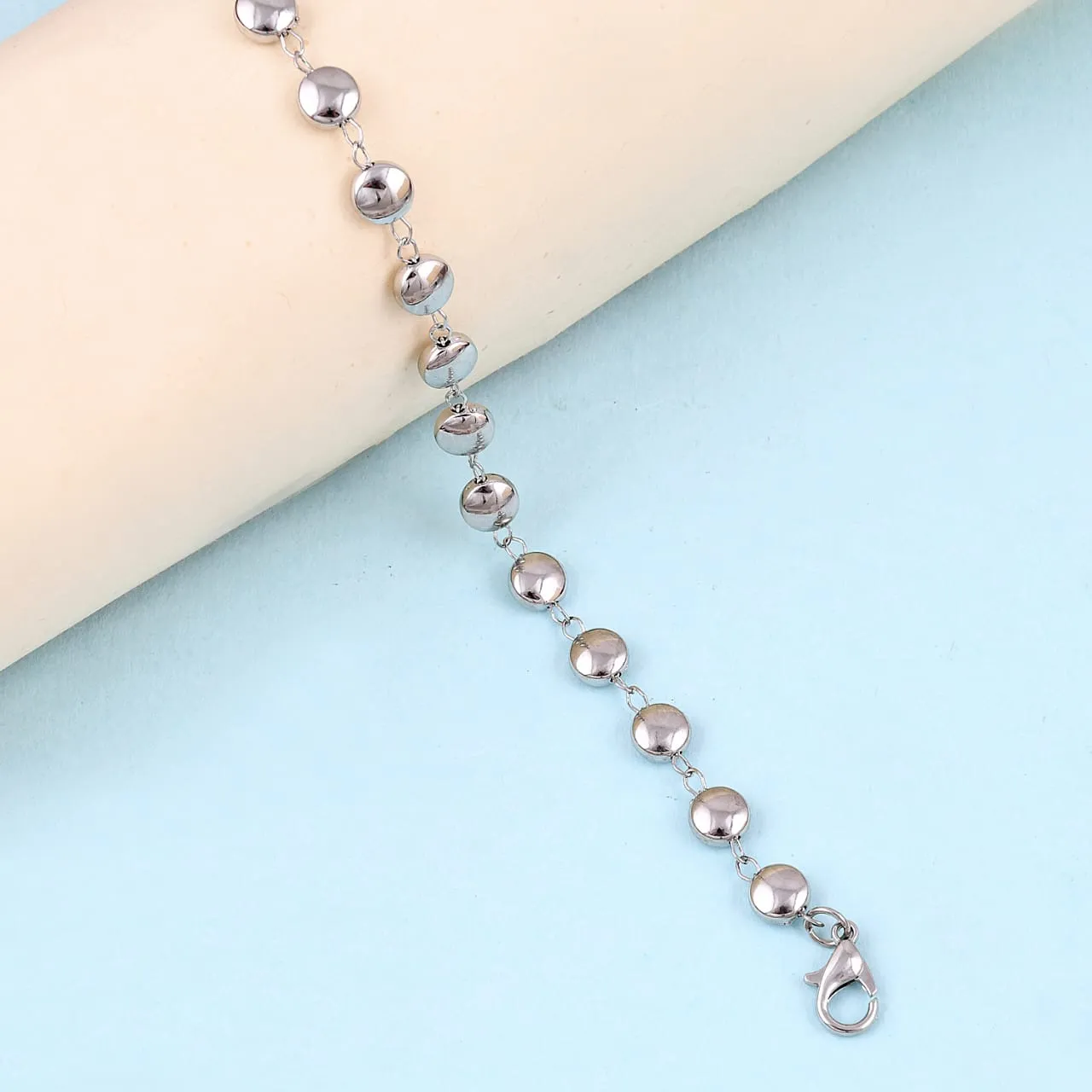 Sterling Silver Tiny Circles Bracelet