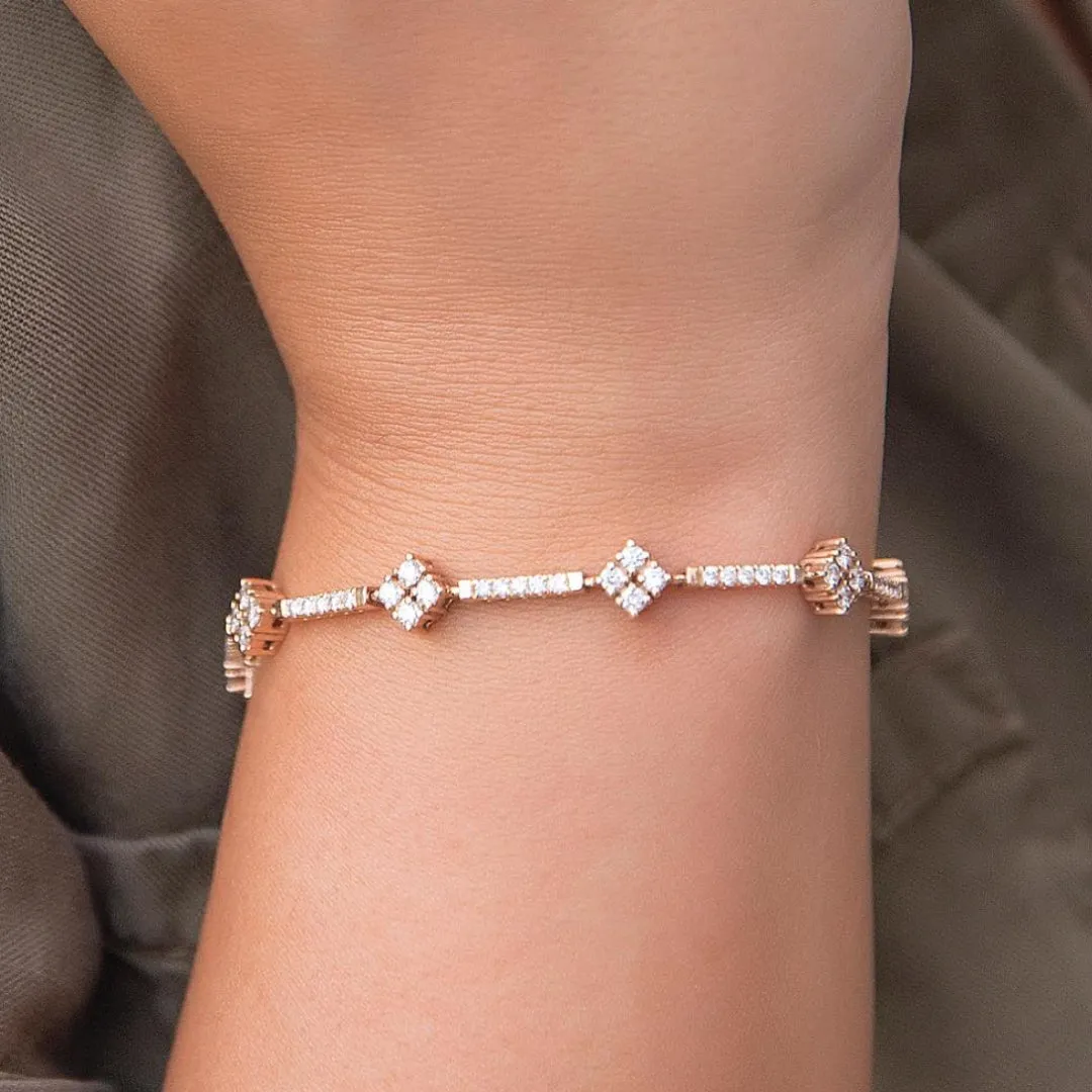 Stunner Tennis Diamond Bracelet.