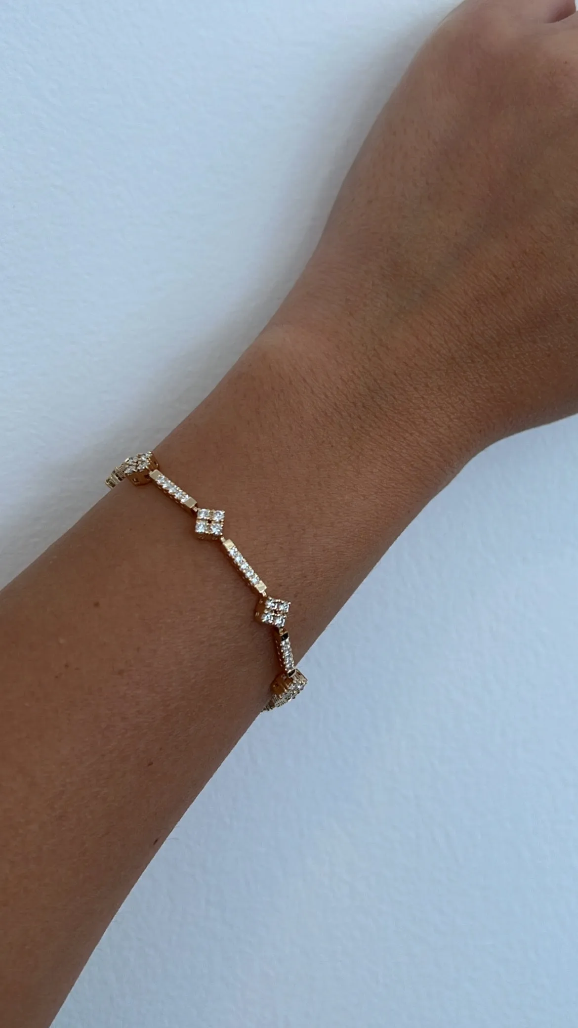 Stunner Tennis Diamond Bracelet.