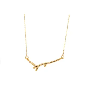 Tadgh Óg 9ct Yellow Gold Branch Pendant