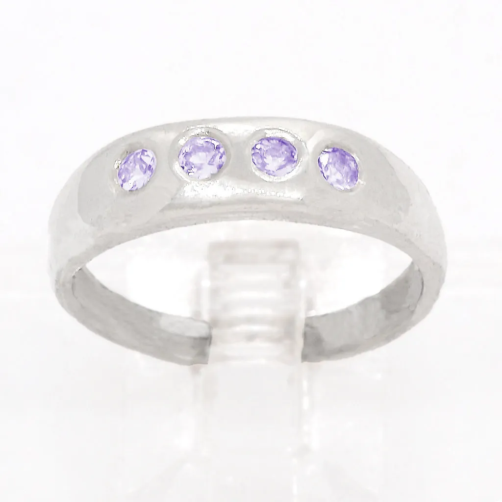 Tanzanite Row Ring (size 7 1/2)