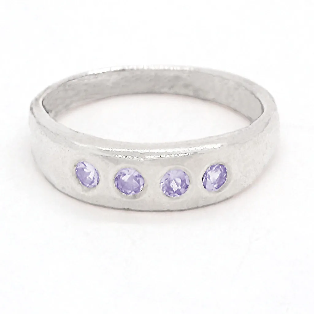 Tanzanite Row Ring (size 7 1/2)