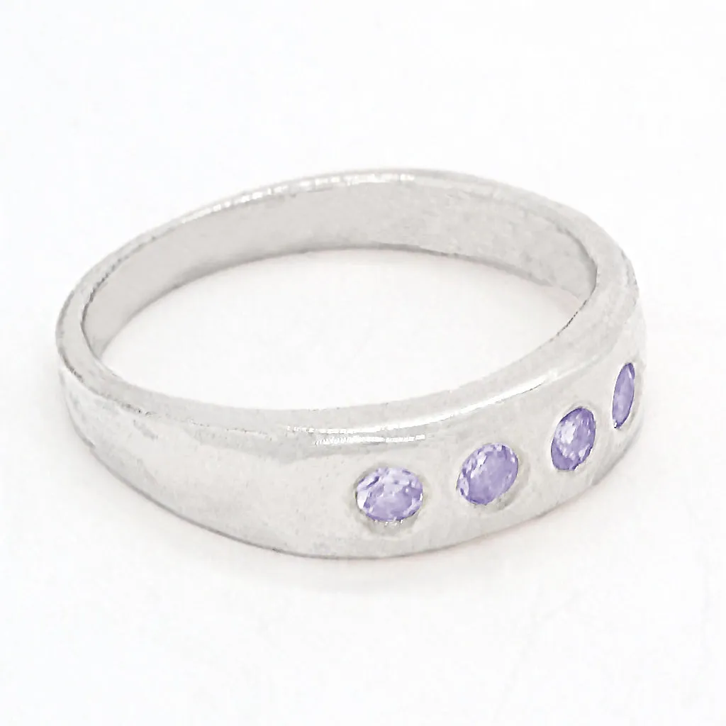 Tanzanite Row Ring (size 7 1/2)