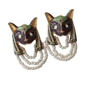 TEEK - Egyptian Cat Earrings